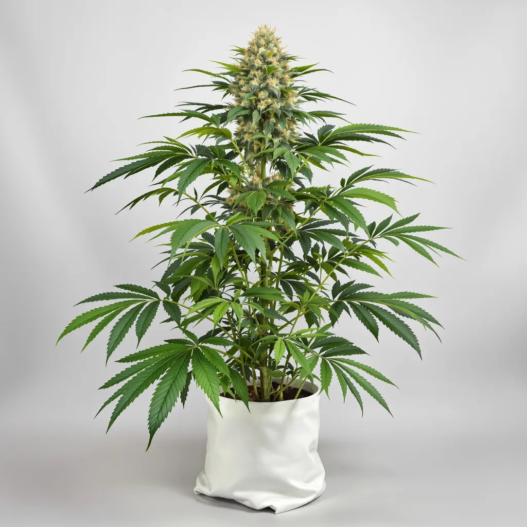 Kush Cake cannabis bud close-up showing dense purple-tinged calyxes