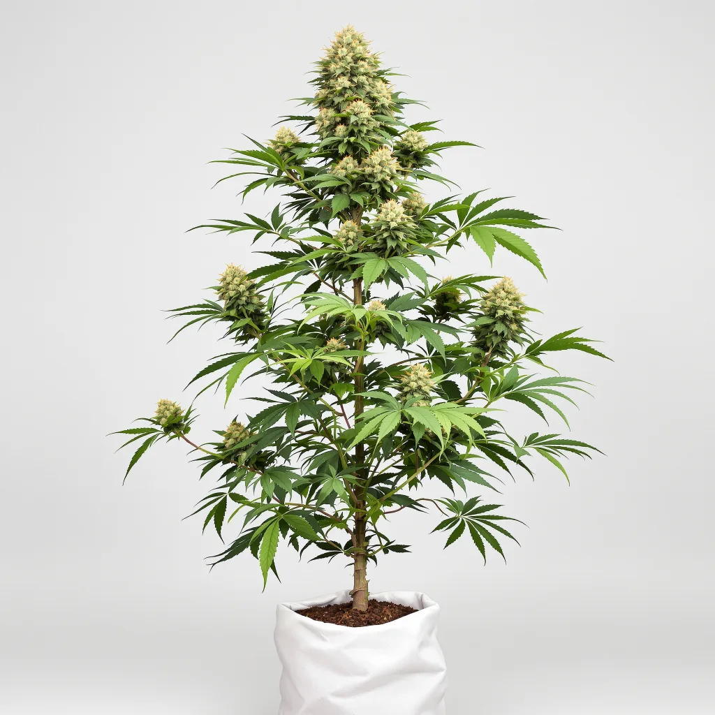 Lamborghini cannabis bud close-up showing balanced bud structure with frosted trichomes