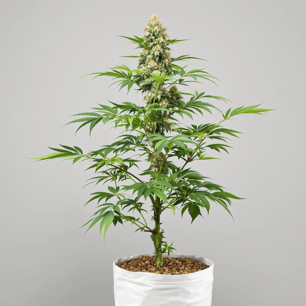 Lemon Thai cannabis bud close-up showing dense forest-green nugs