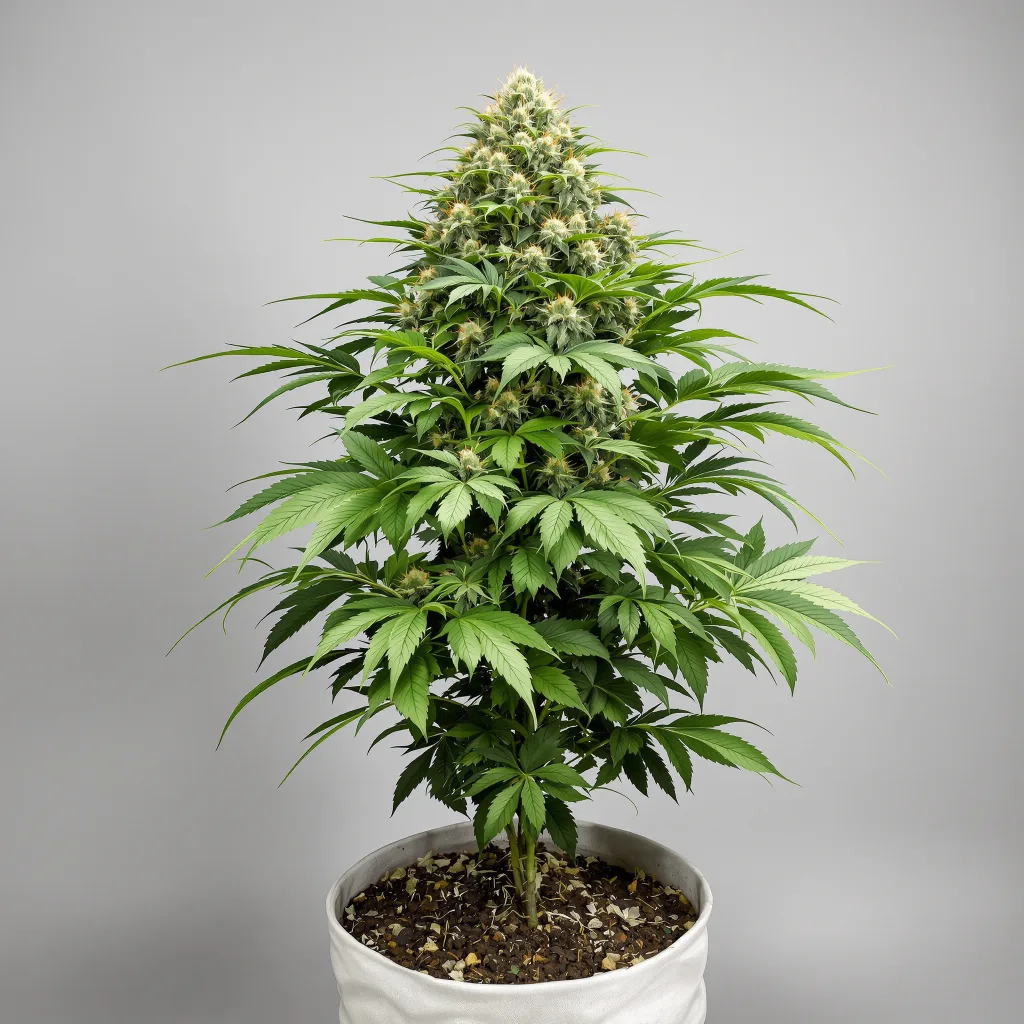 London Pound Cake cannabis bud close-up showing dense purple-tinged calyxes