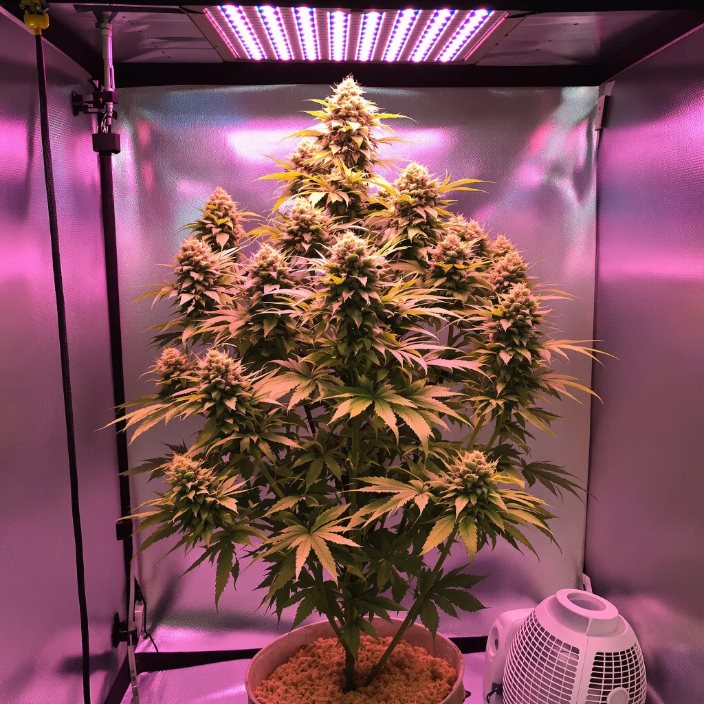 LSD cannabis plant in flowering stage — 60-100 cm autoflower