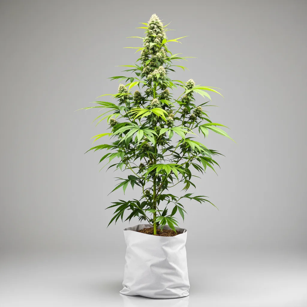 Mac 1 cannabis bud close-up showing balanced bud structure with frosted trichomes