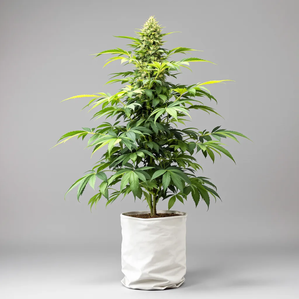 Mango Haze cannabis bud close-up showing open-bud structure with orange pistils