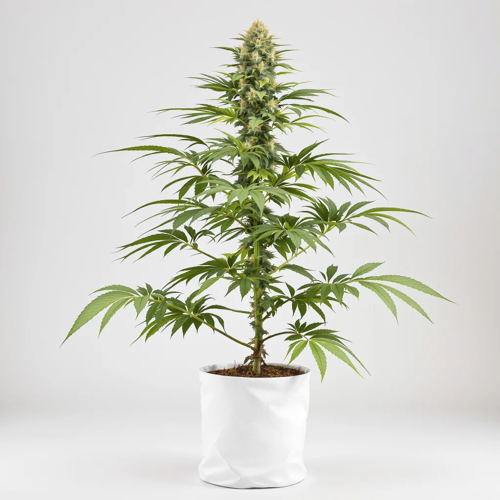 Master Bubba cannabis bud close-up showing balanced bud structure with frosted trichomes