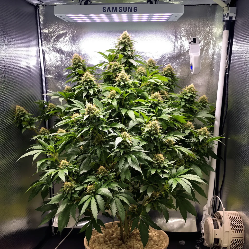 Mazar cannabis plant in flowering stage — 60-100 cm autoflower