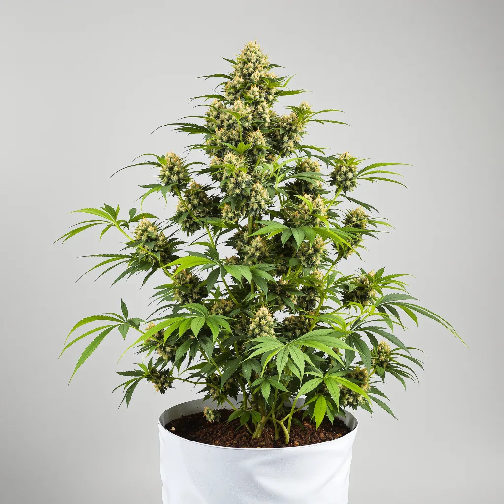 Medibud cannabis bud close-up showing dense forest-green nugs