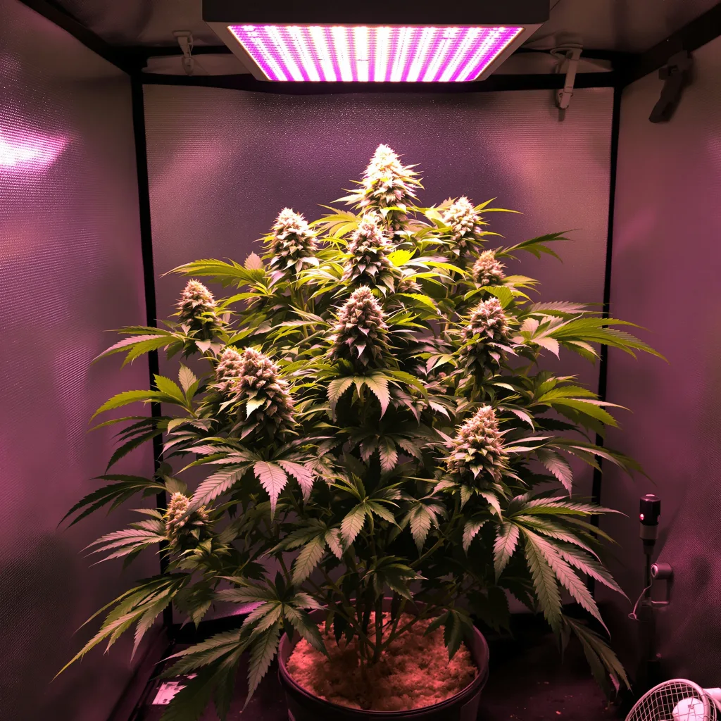 Medicine Man 80% indica / 20% sativa flower with visible trichomes