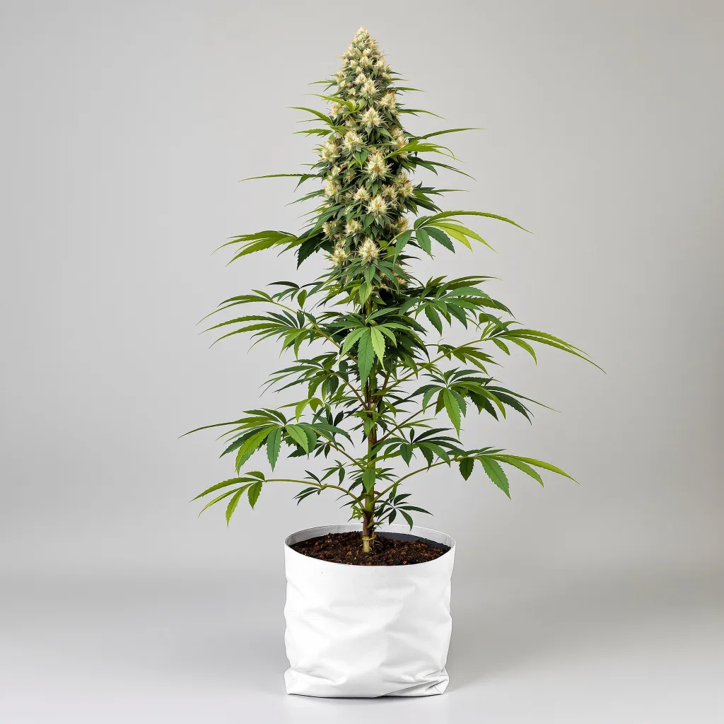 MK Ultra cannabis bud close-up showing balanced bud structure with frosted trichomes
