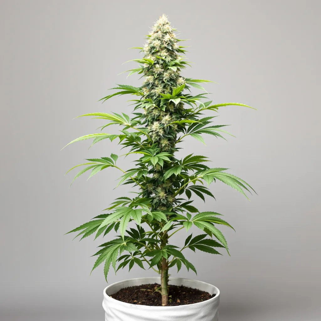 Ms. Universe cannabis bud close-up showing balanced bud structure with frosted trichomes