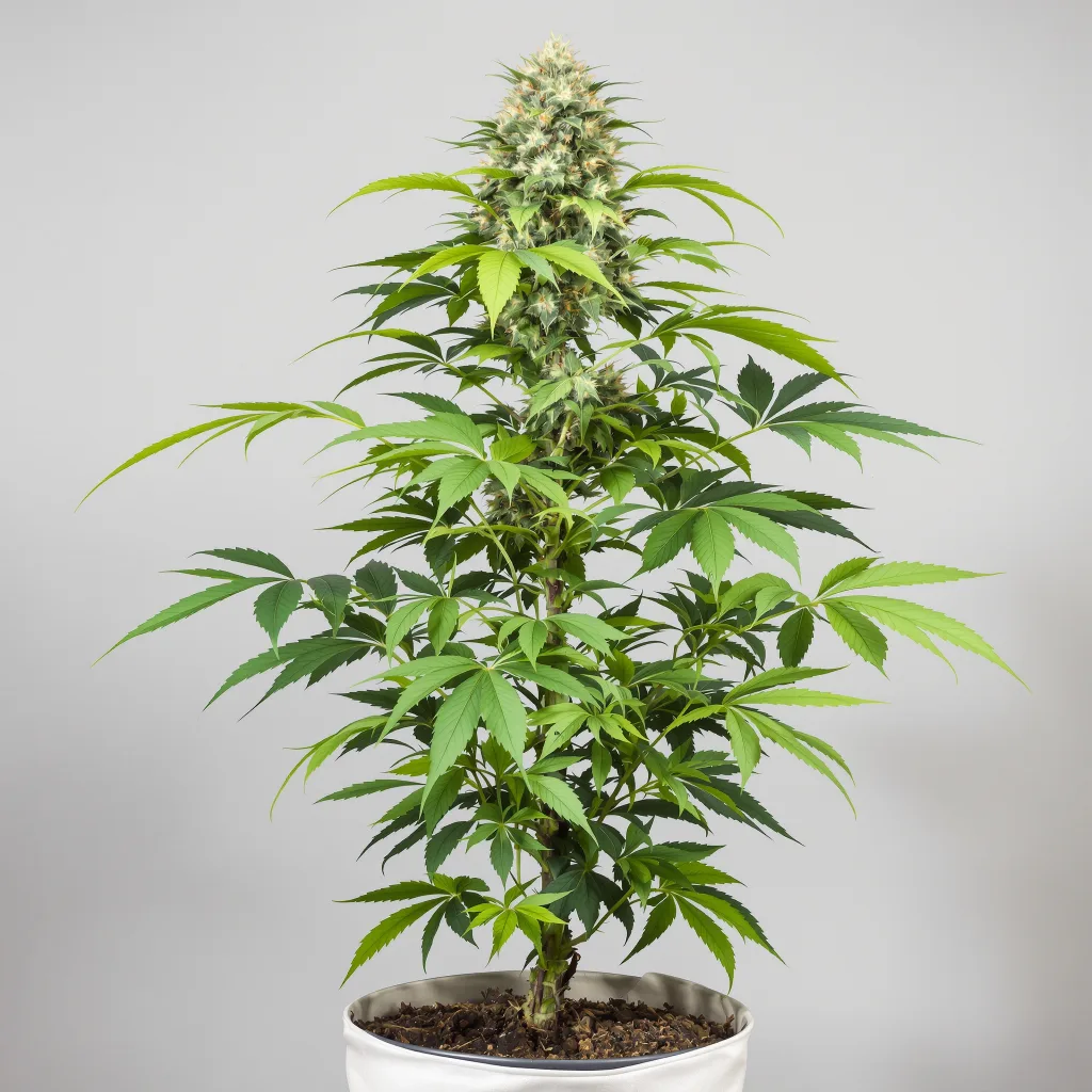 Nice Cherry cannabis bud close-up showing dense purple-tinged calyxes