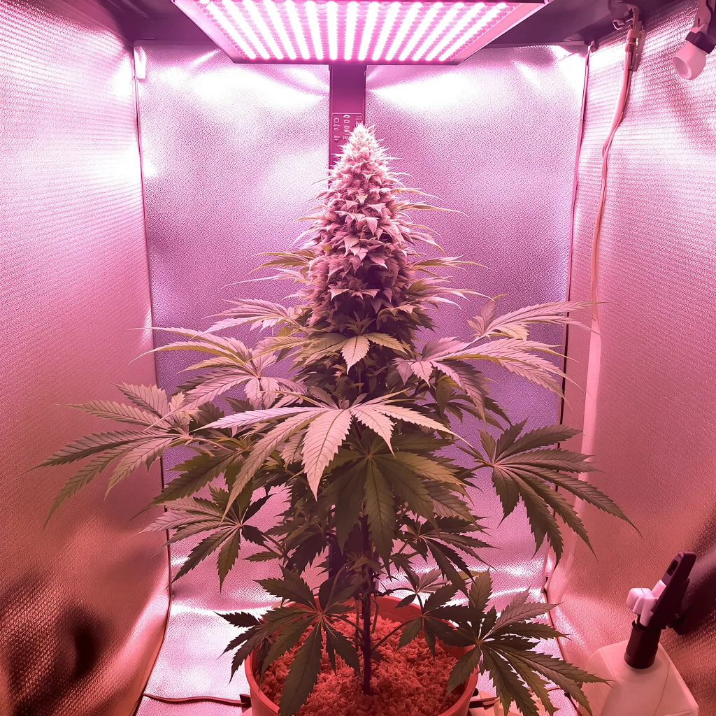 Nicole Kush 67% indica / 33% sativa flower with visible trichomes