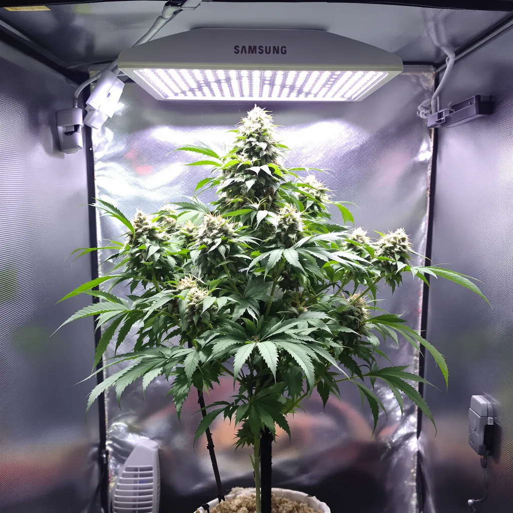 Nordle CBD 54% indica / 46% sativa flower with visible trichomes