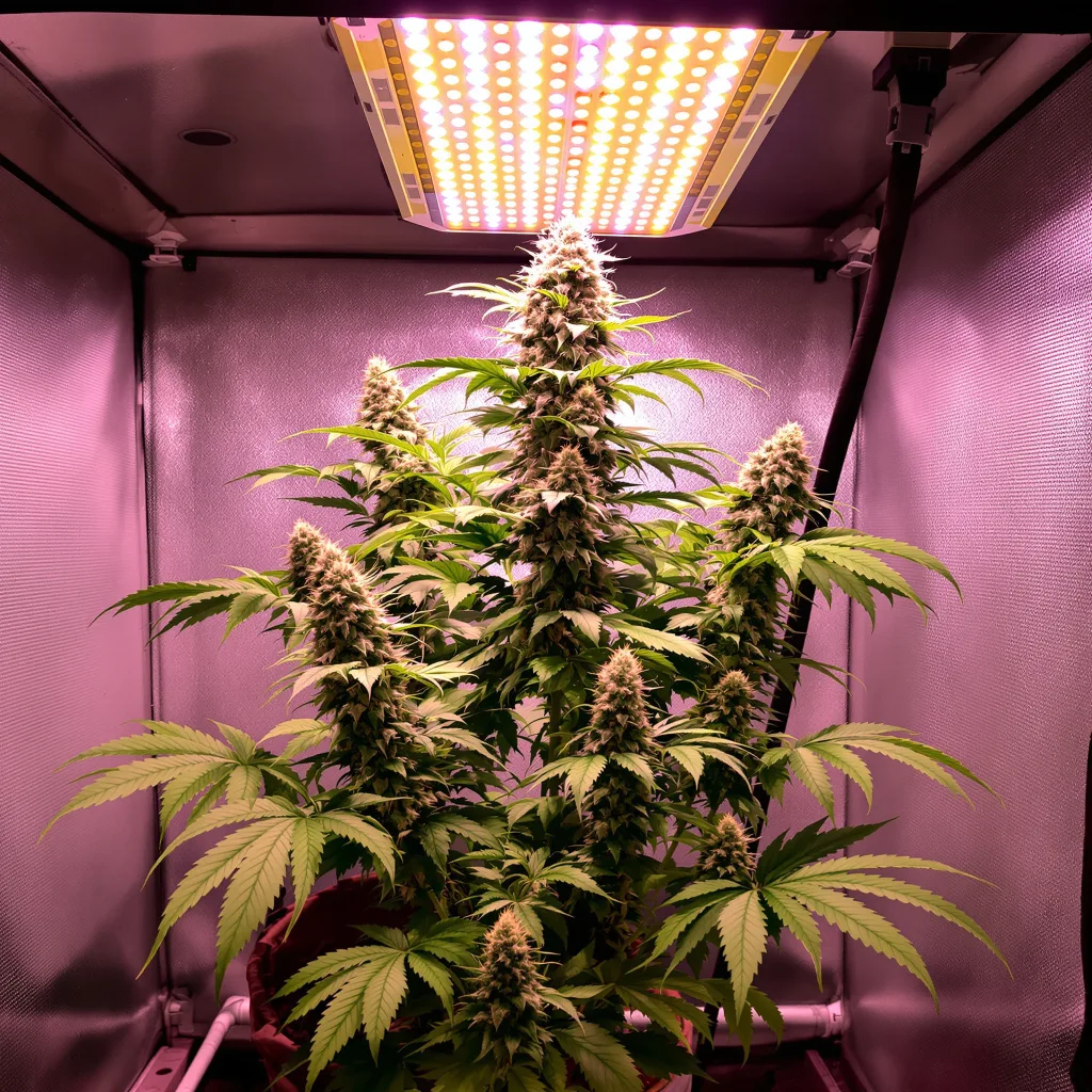 Northern Lights 81% indica / 19% sativa flower with visible trichomes