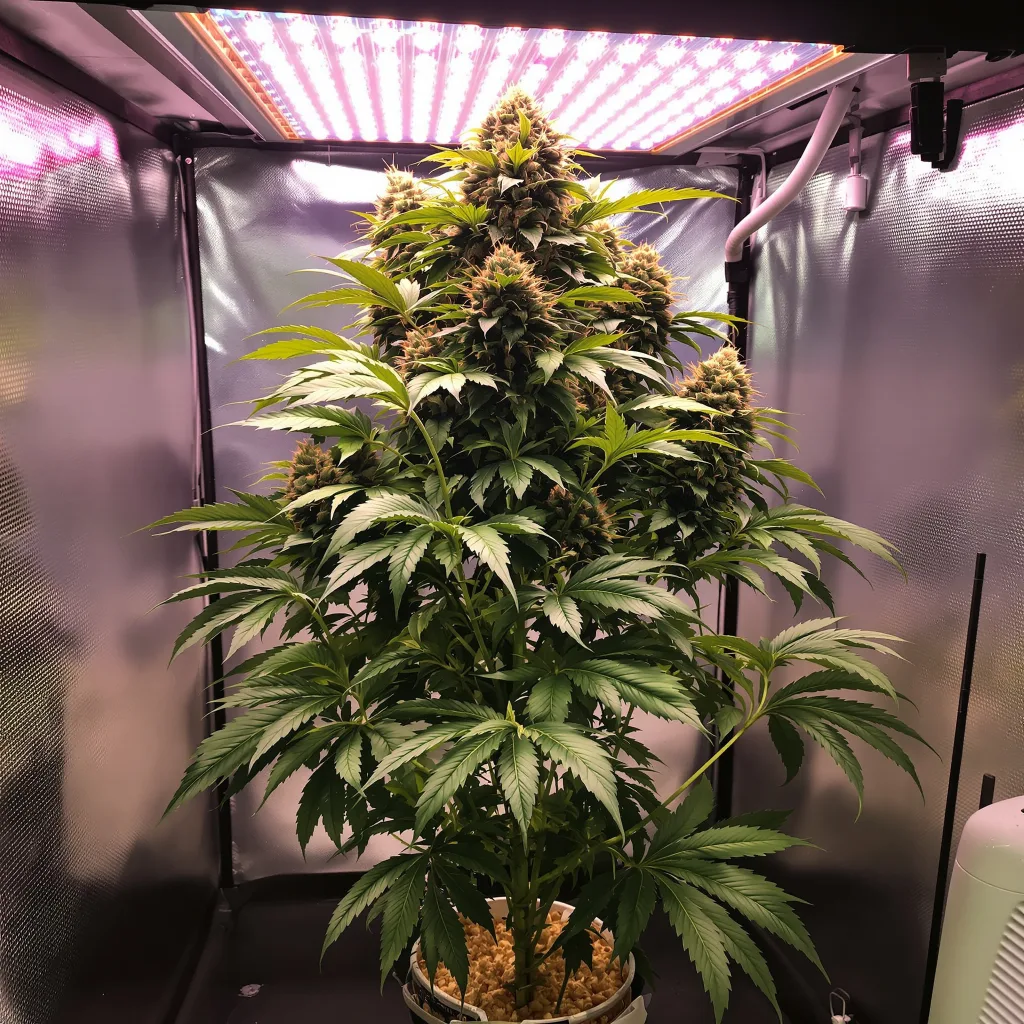 Northern Wreck 75% indica / 25% sativa flower with visible trichomes