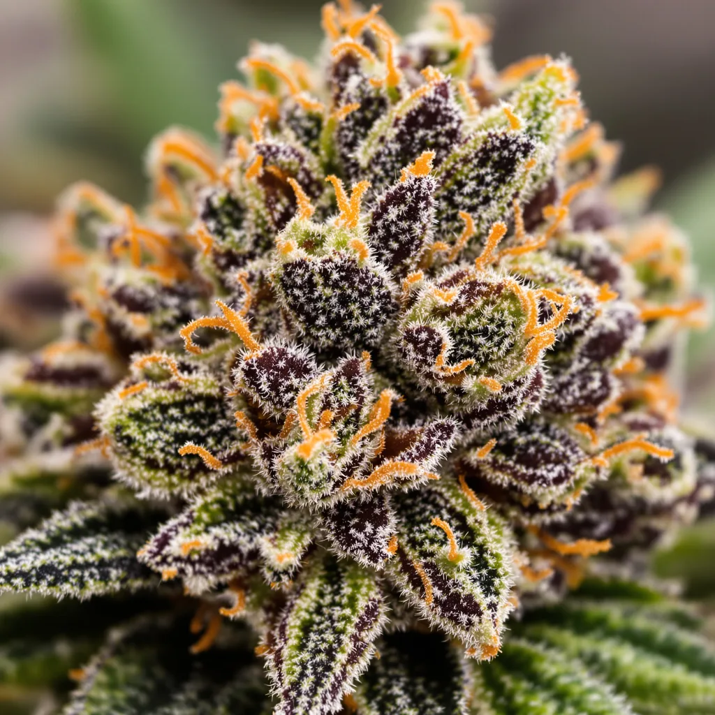 Nuken cannabis plant in flowering stage — 60-100 cm autoflower