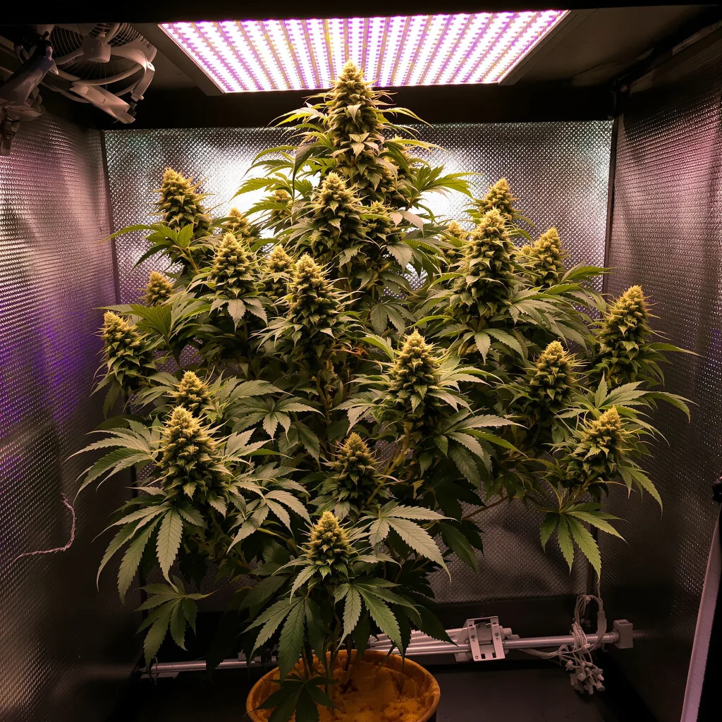 NYC Diesel cannabis plant in flowering stage — 60-100 cm autoflower