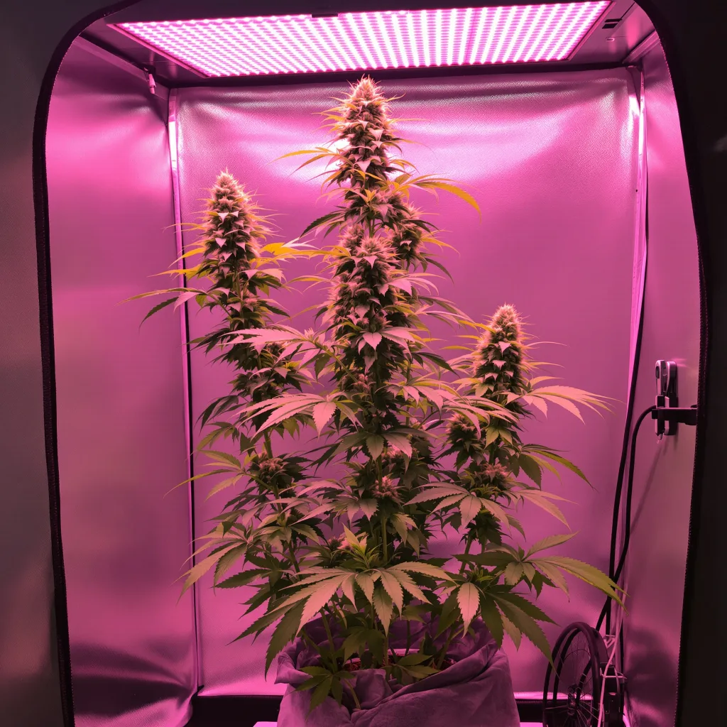 NYC Sour Diesel cannabis plant in flowering stage — 60-100 cm autoflower