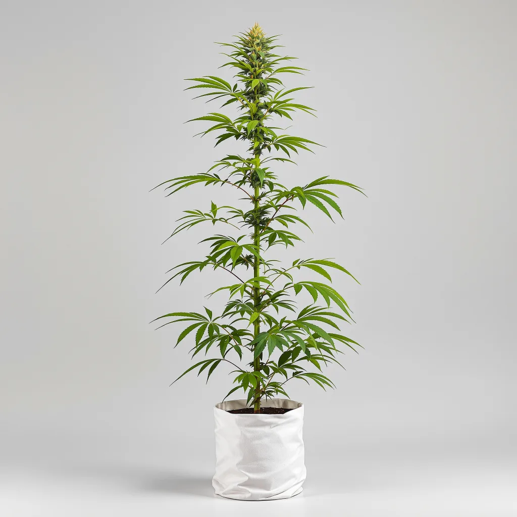 NYC Sour Diesel cannabis bud close-up showing lime-green airy structure