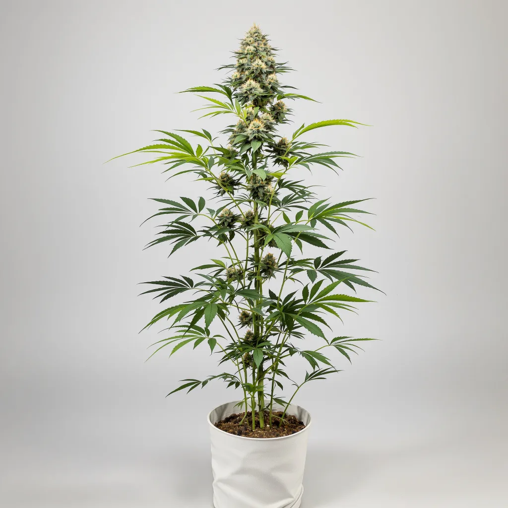 OG Diesel Kush cannabis bud close-up showing open-bud structure with orange pistils