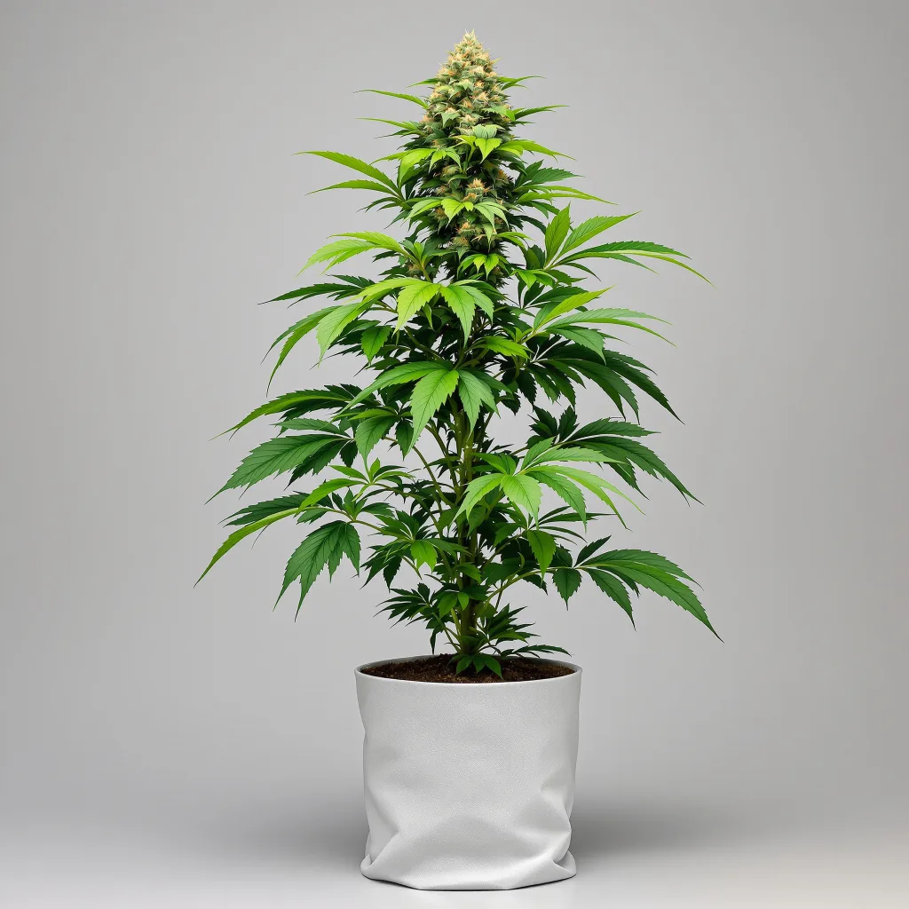 OG Los Angeles Kush cannabis bud close-up showing dense purple-tinged calyxes
