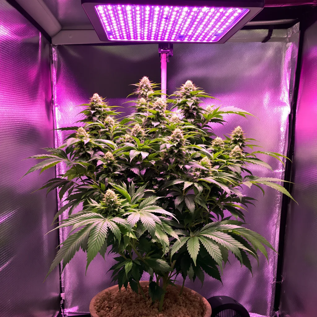 OG Los Angeles Kush 69% indica / 31% sativa flower with visible trichomes