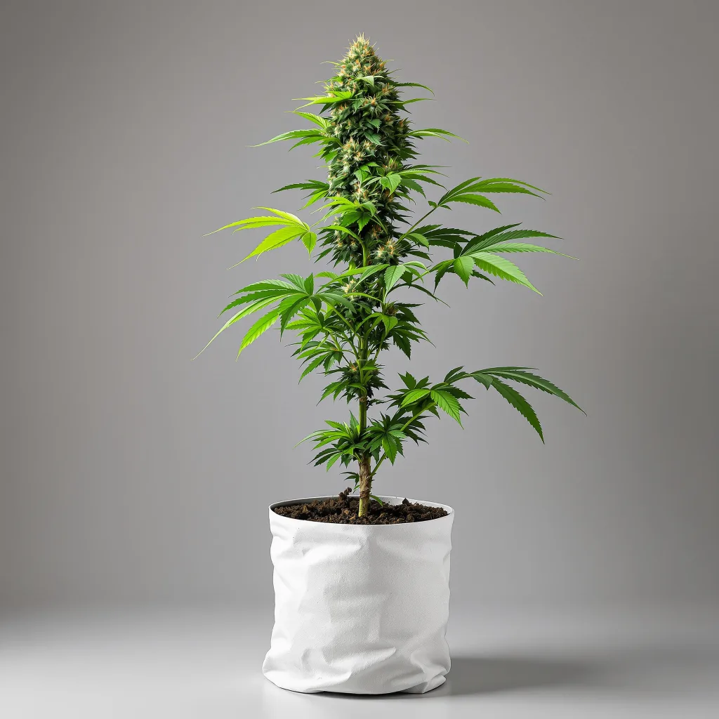 OG’s Pearl cannabis bud close-up showing dense purple-tinged calyxes