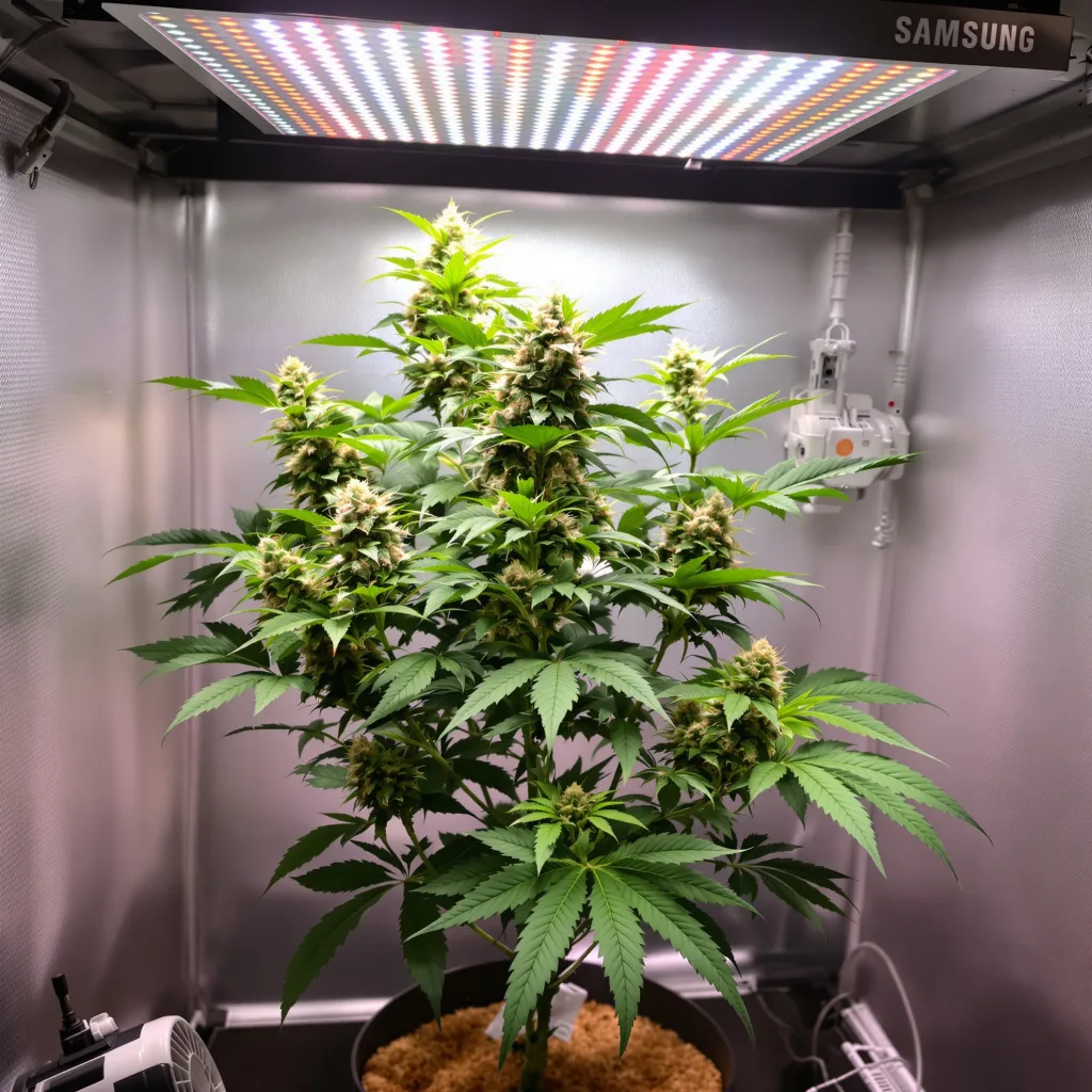Opal OG Kush 80% indica / 20% sativa flower with visible trichomes
