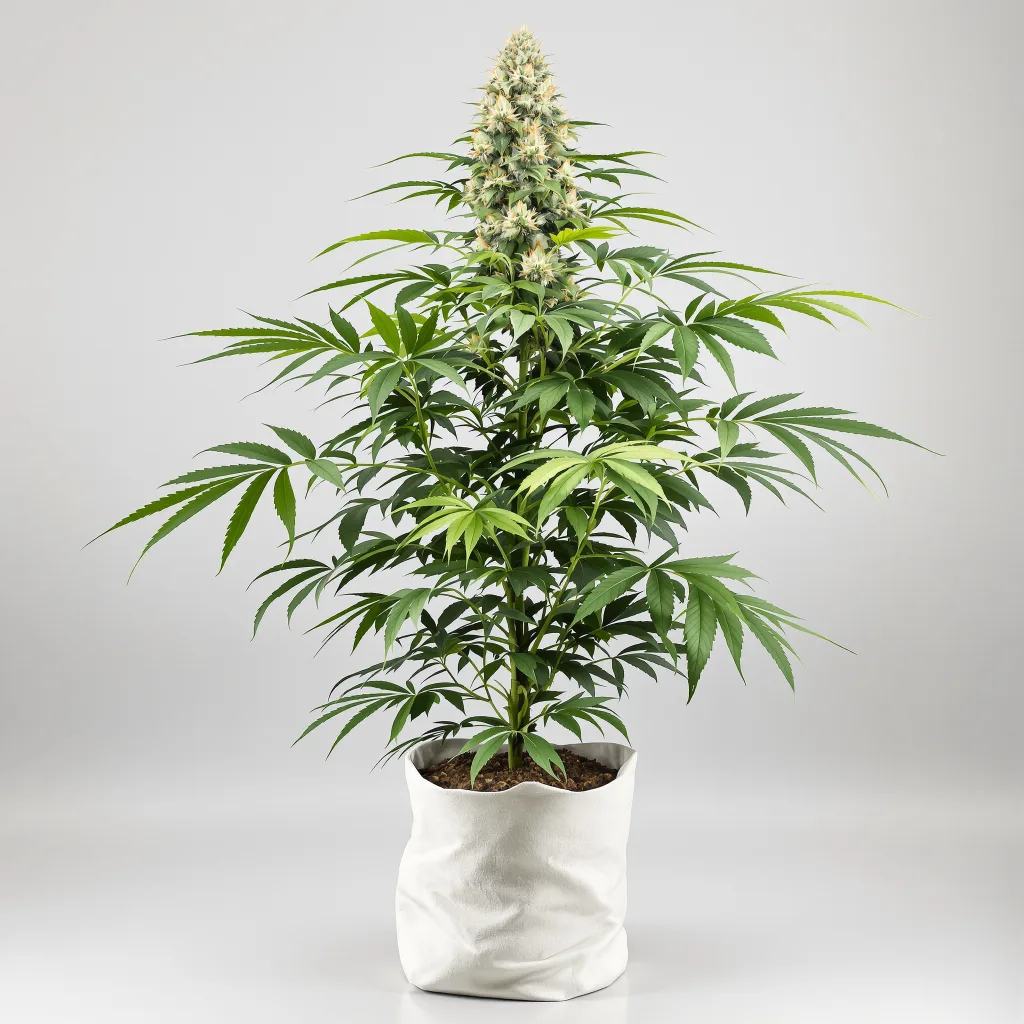 Orange Kush Cake cannabis bud close-up showing dense purple-tinged calyxes