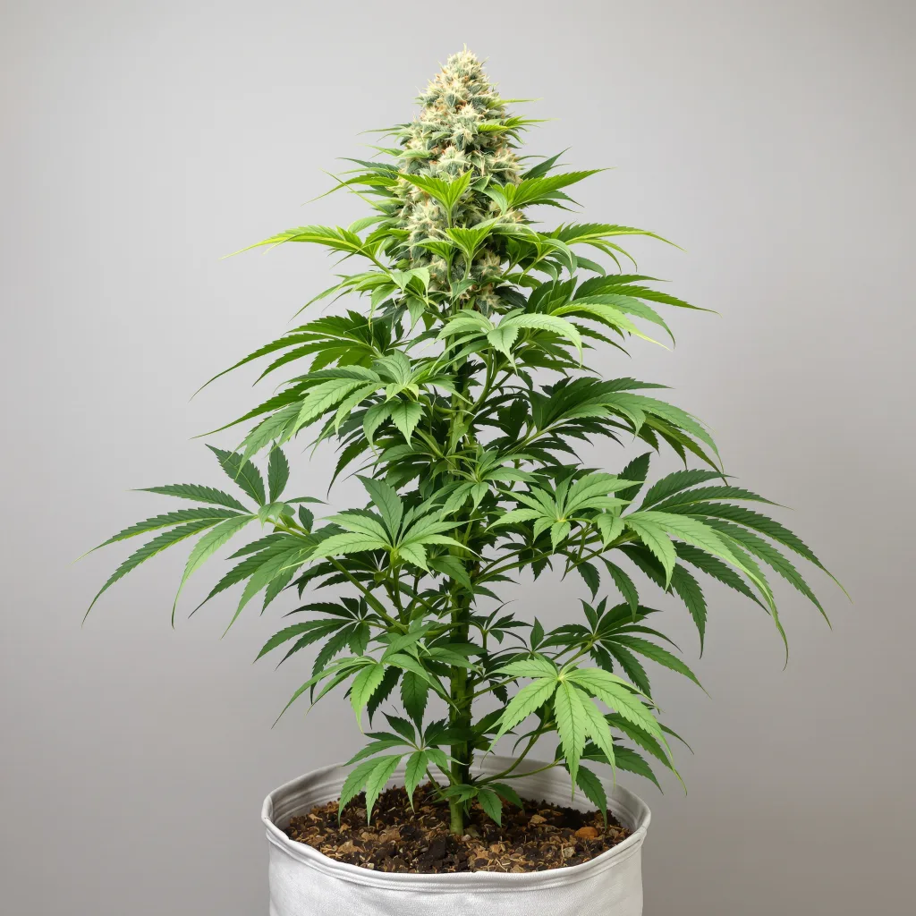 P-51 cannabis bud close-up showing dense purple-tinged calyxes