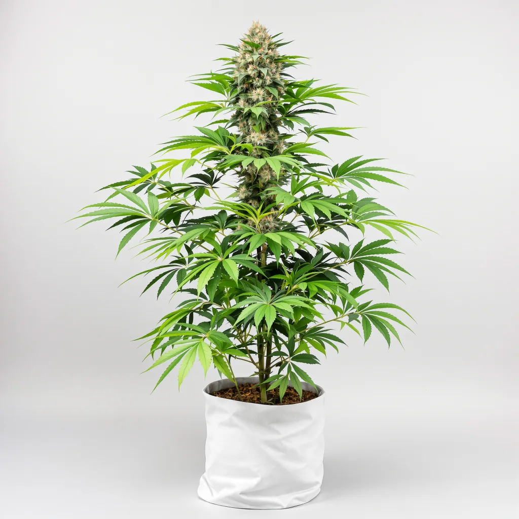Pennywise cannabis bud close-up showing dense purple-tinged calyxes