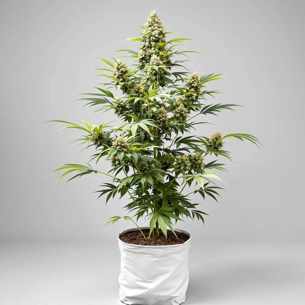 Phantom Cookies cannabis bud close-up showing open-bud structure with orange pistils