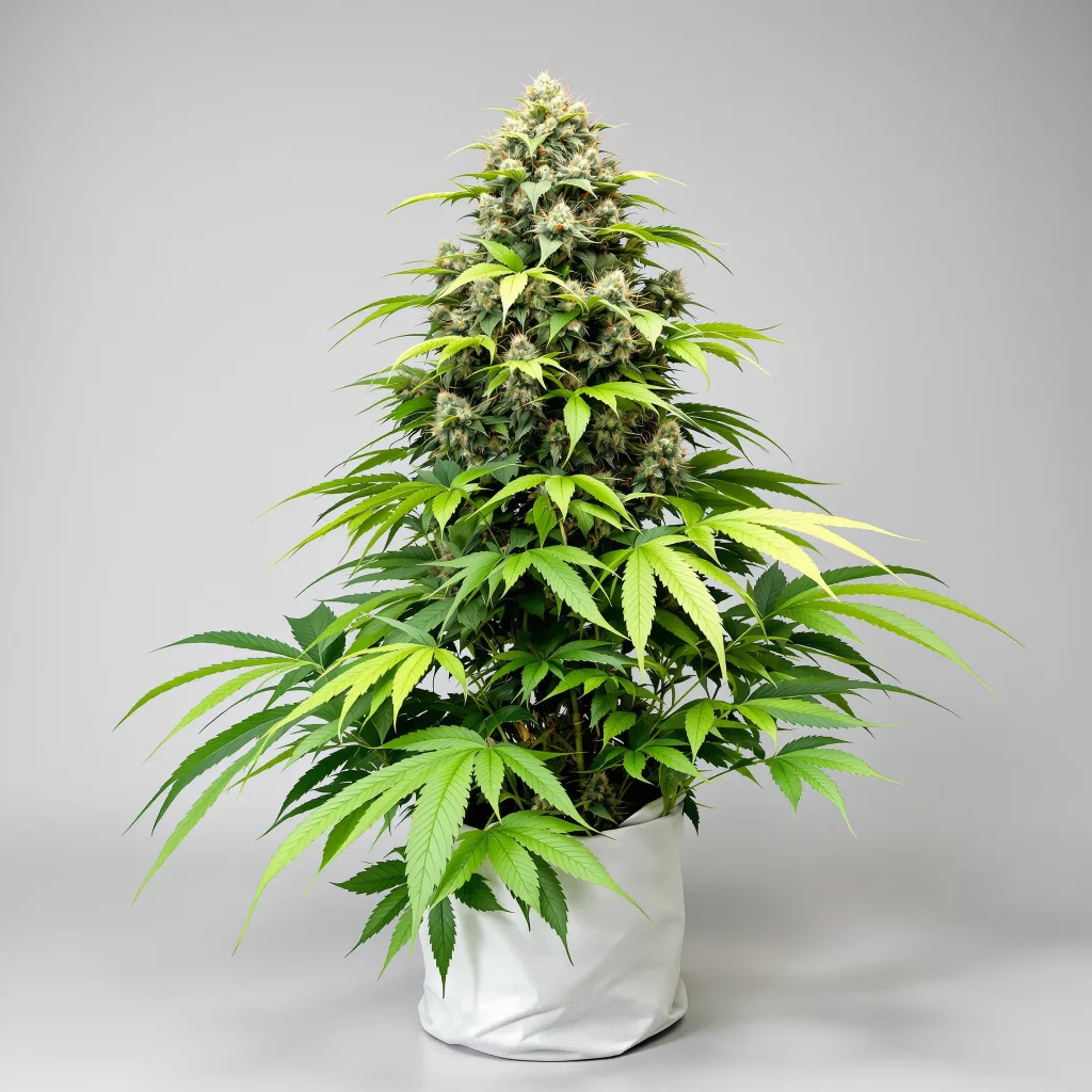 Pineapple Chunk cannabis bud close-up showing dense purple-tinged calyxes