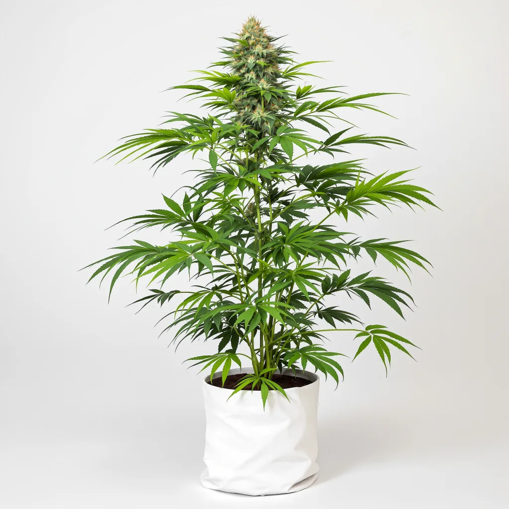 Pineapple Express cannabis bud close-up showing dense forest-green nugs