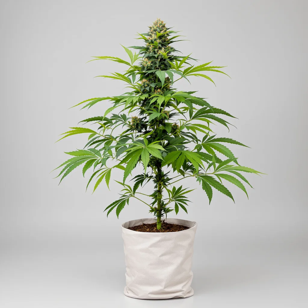 Pink Kush cannabis bud close-up showing dense purple-tinged calyxes