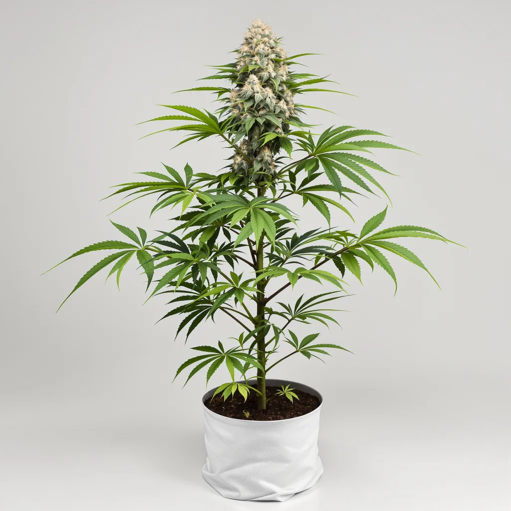 Pluto Kush cannabis bud close-up showing dense purple-tinged calyxes