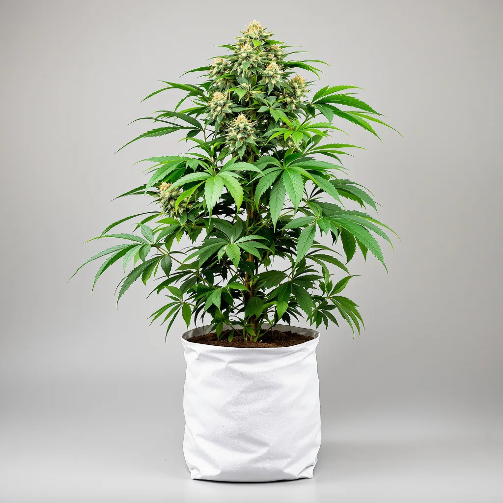 Pure Indica cannabis bud close-up showing dense purple-tinged calyxes