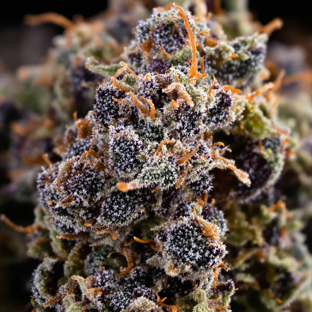 Purple Buddha cannabis plant in flowering stage — 90-130 cm feminised