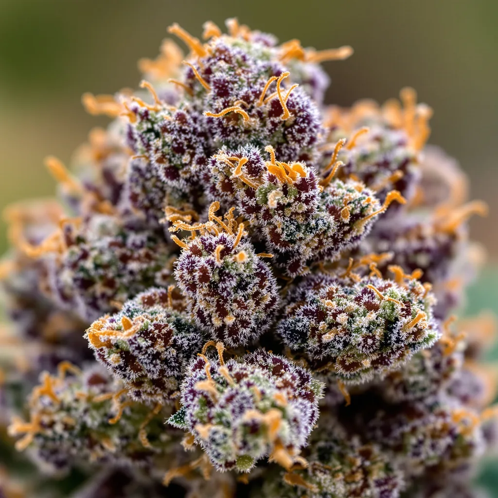 Purple Kush cannabis plant in flowering stage — 90-130 cm feminised