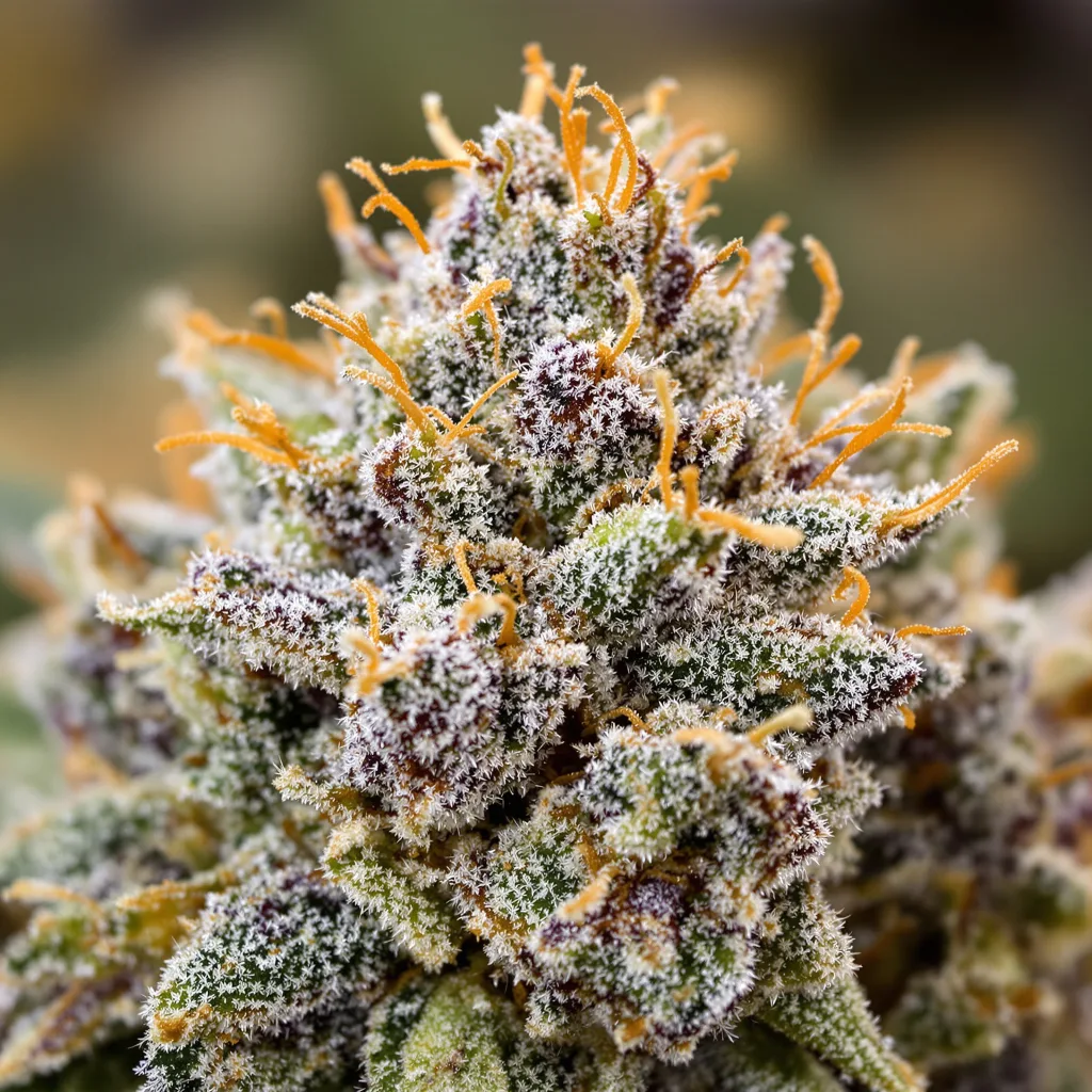 Purple Trainwreck cannabis plant in flowering stage — 120-180 cm feminised