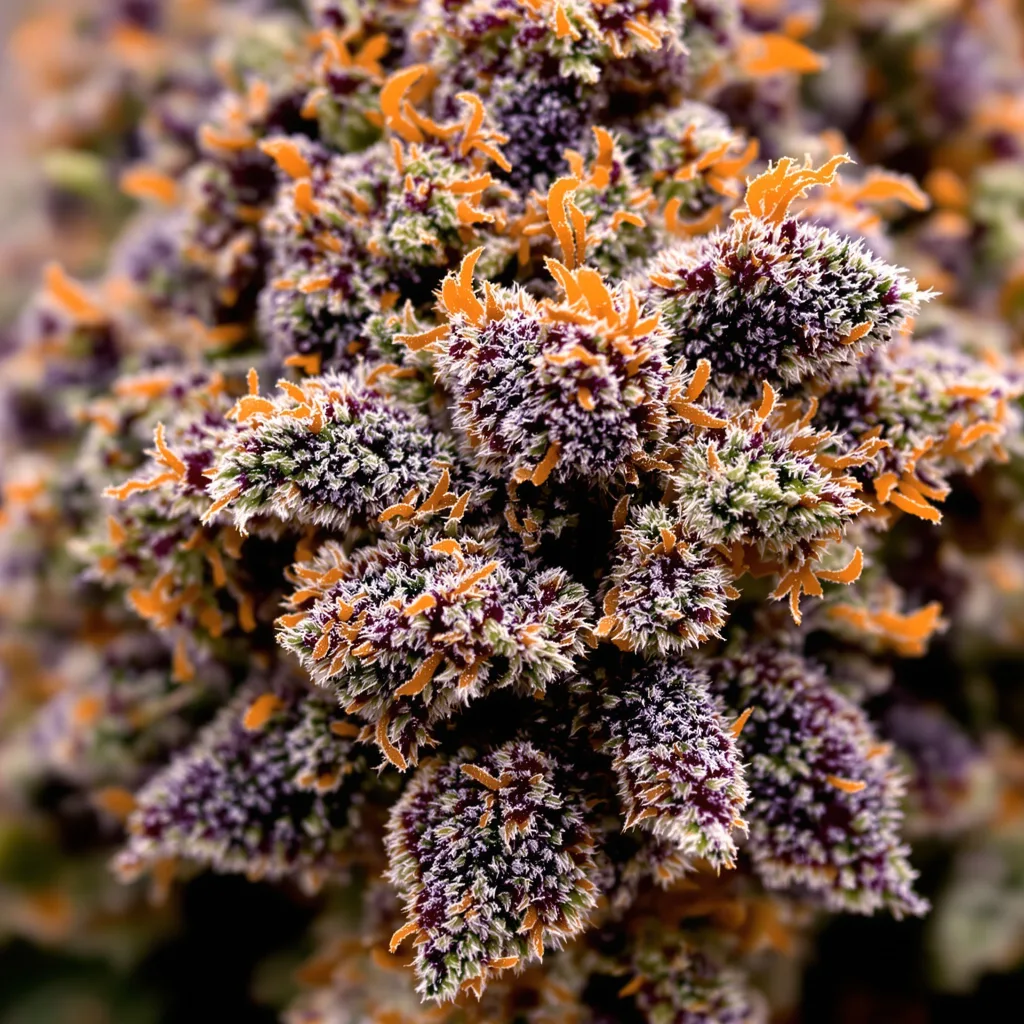 Purple Urkle cannabis plant in flowering stage — 90-130 cm feminised