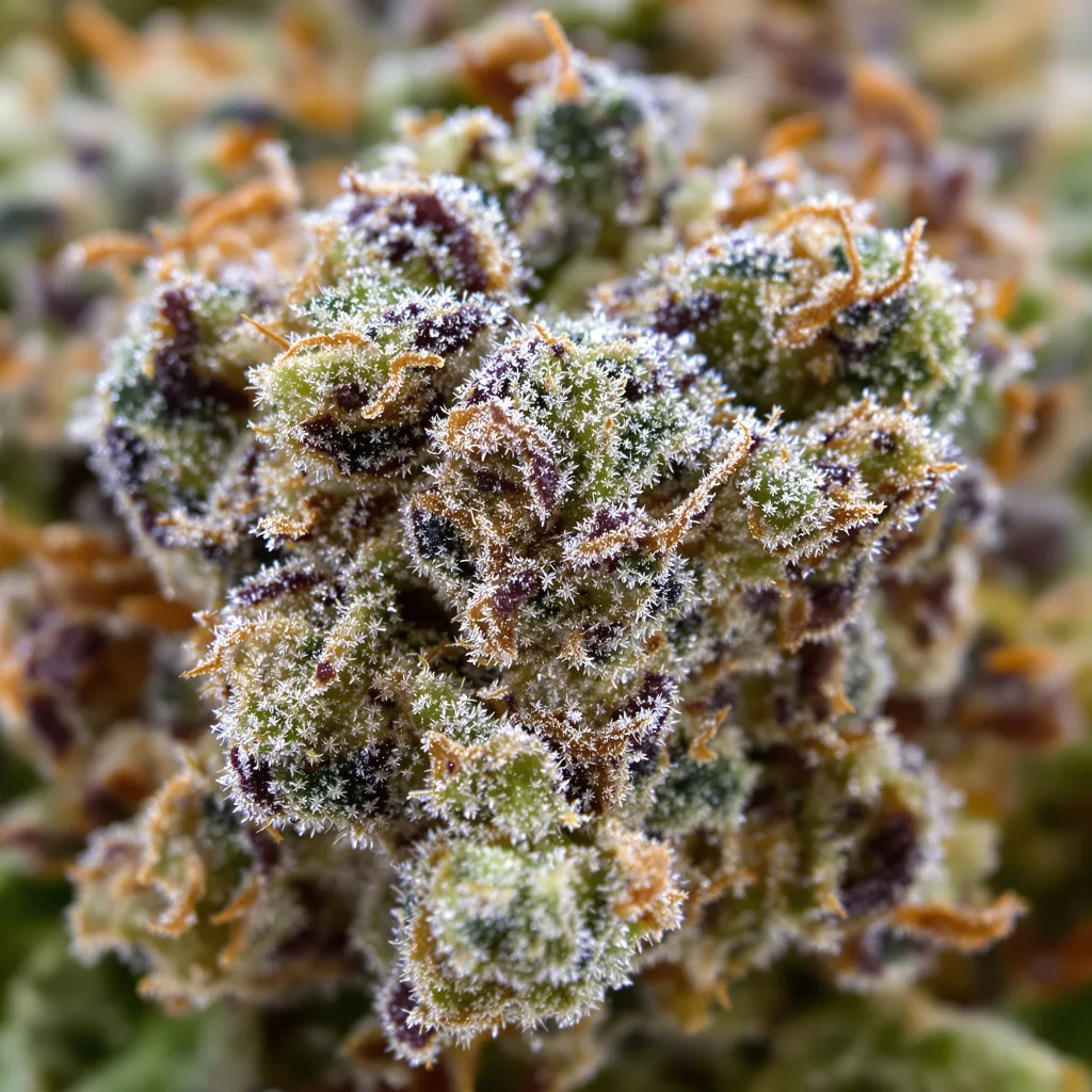 Qrazy Train cannabis plant in flowering stage — 60-100 cm autoflower