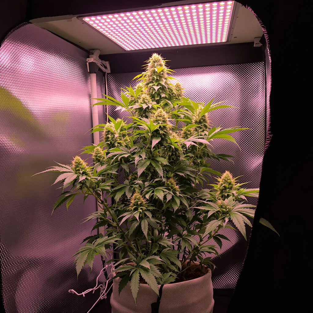 Remedy CBD 50% indica / 50% sativa flower with visible trichomes
