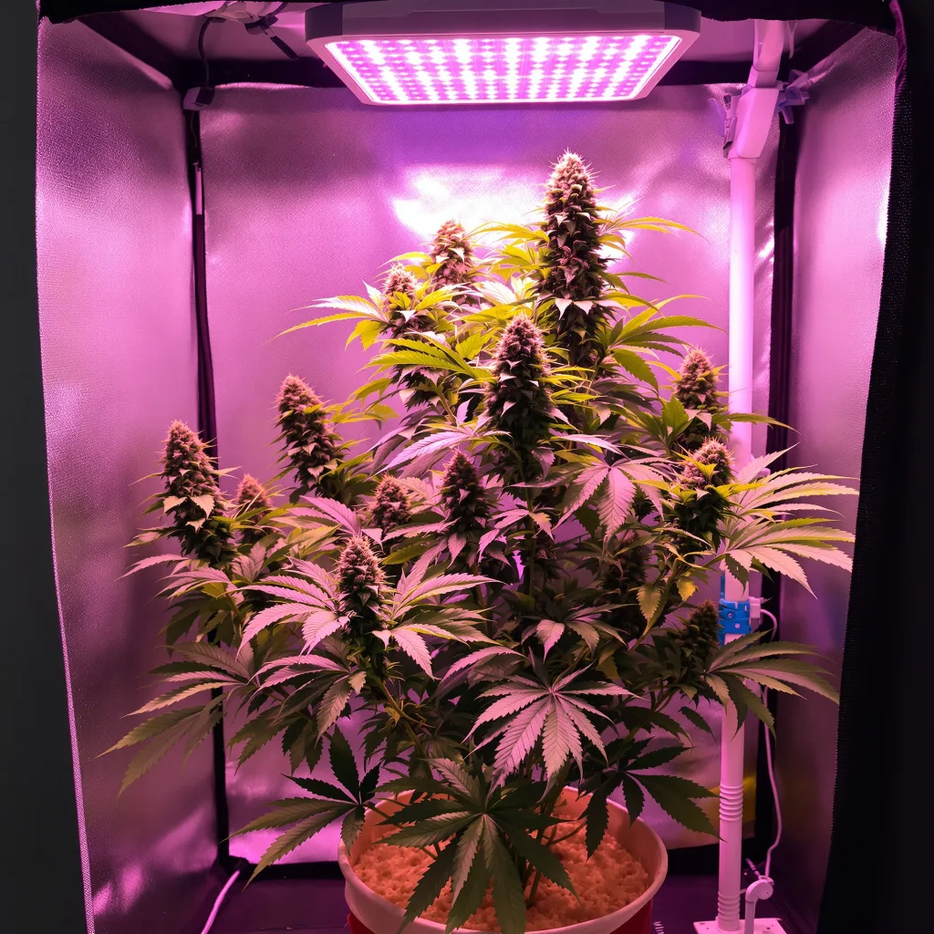 Remedy 68% indica / 32% sativa flower with visible trichomes
