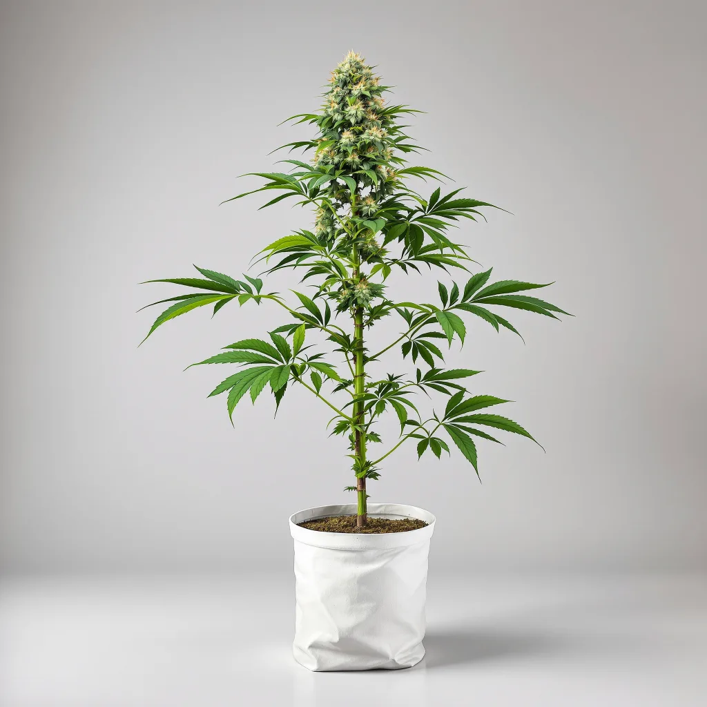 Rocklock cannabis bud close-up showing balanced bud structure with frosted trichomes