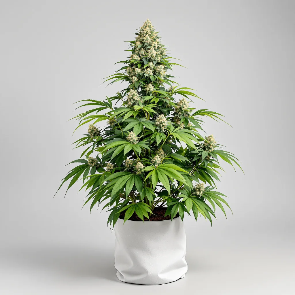 Rockstar Kush cannabis bud close-up showing dense purple-tinged calyxes