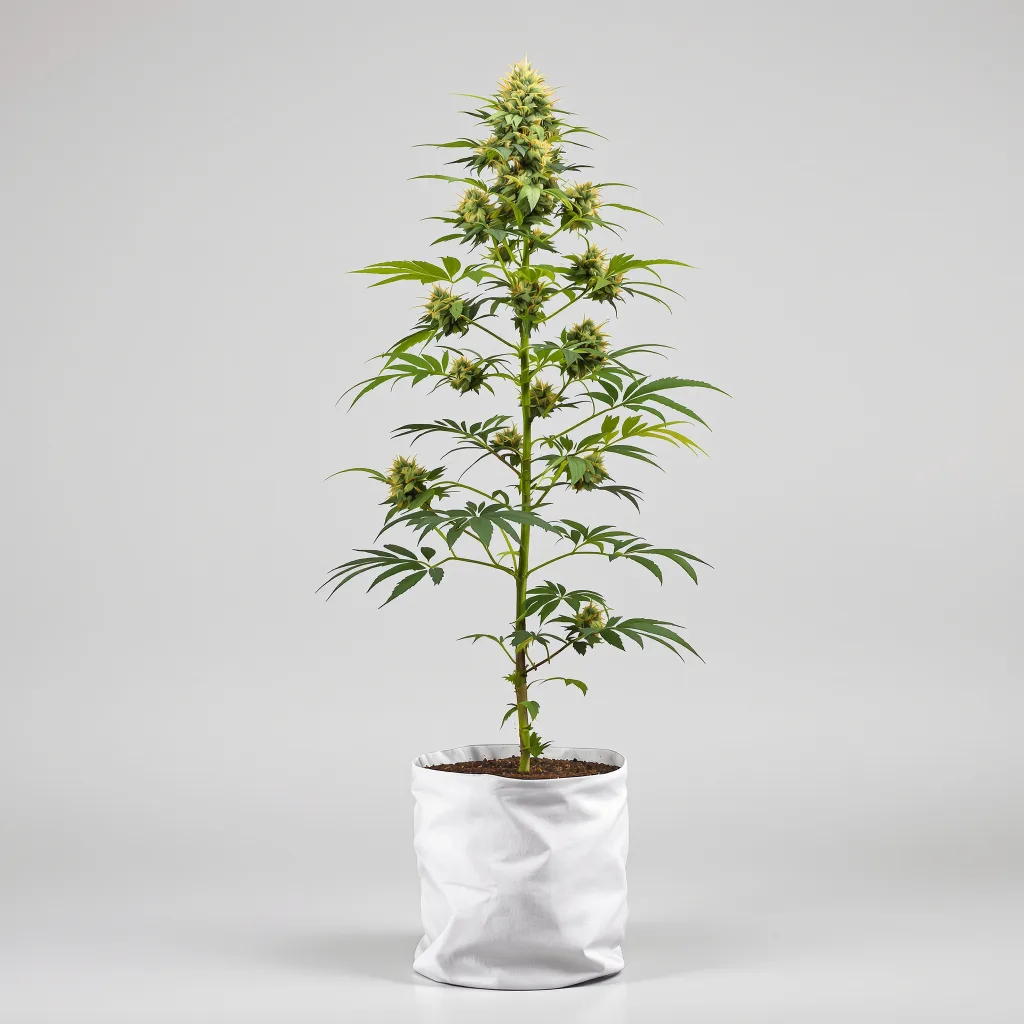 Royal Gorilla cannabis bud close-up showing balanced bud structure with frosted trichomes