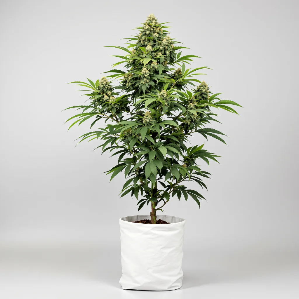 SAGE cannabis bud close-up showing balanced bud structure with frosted trichomes