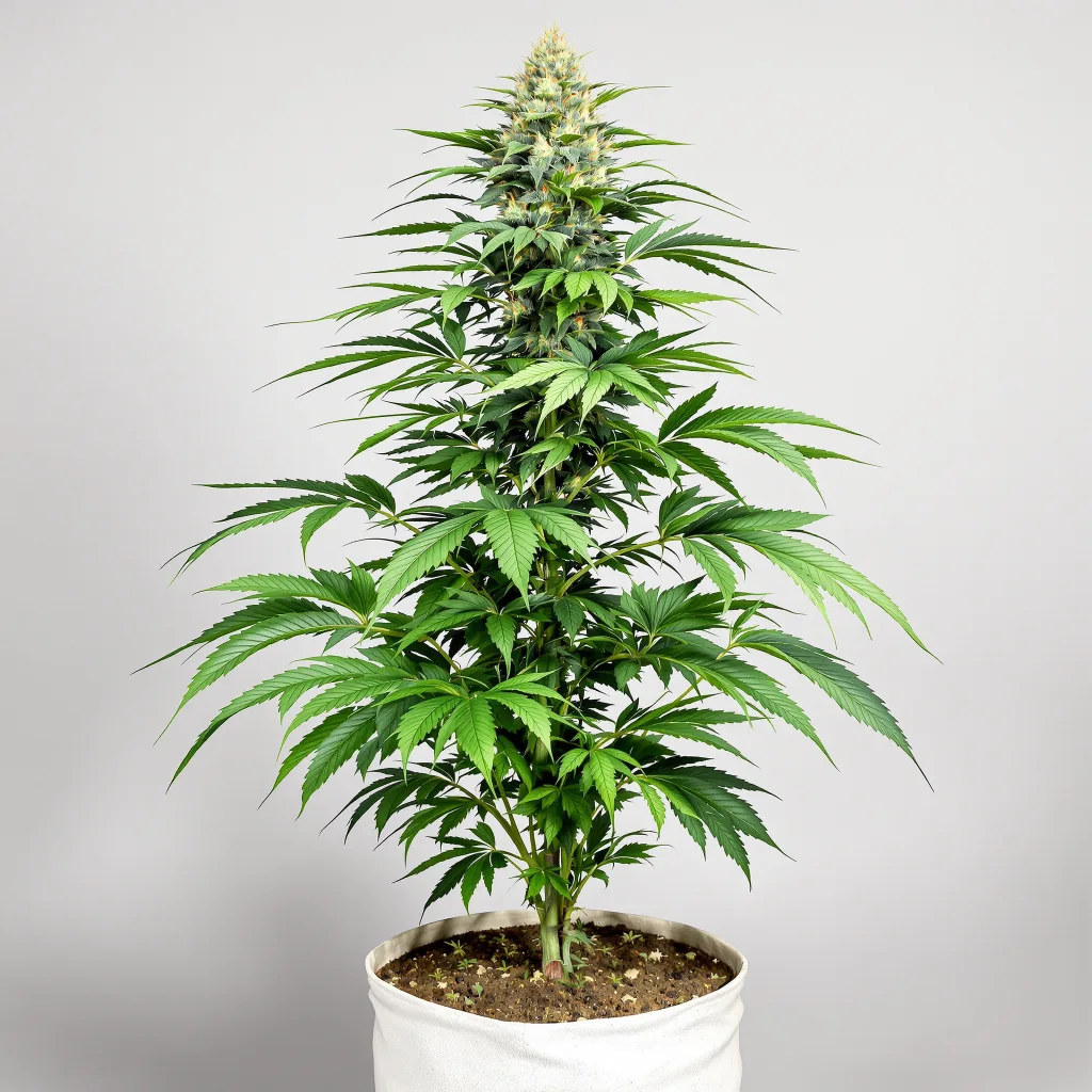 Scott's OG cannabis bud close-up showing dense purple-tinged calyxes