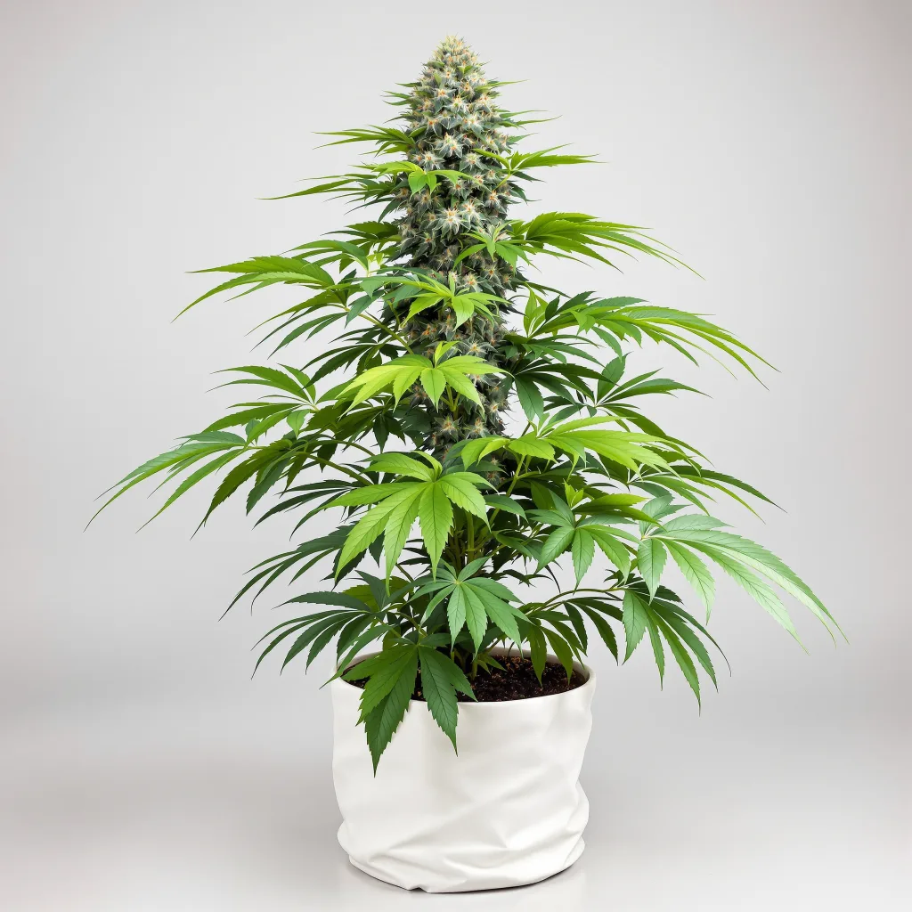 SFV OG cannabis bud close-up showing dense purple-tinged calyxes