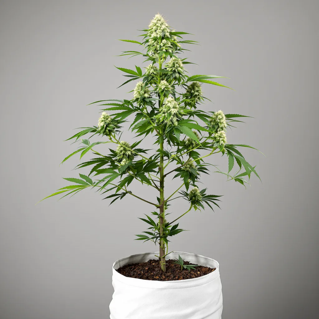 Sour Ape cannabis bud close-up showing balanced bud structure with frosted trichomes
